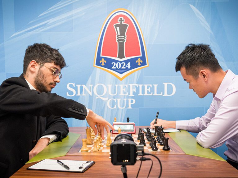 2024 Sinquefield Cup - GM Alireza Firouzja & GM Ding Liren LOS08760