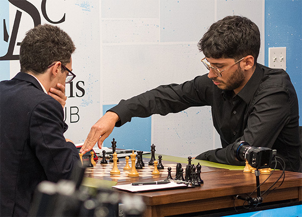 2024 Sinquefield Cup - Day 1 | GM Fabiano Caruana & GM Alireza Firouzja - LOS01699