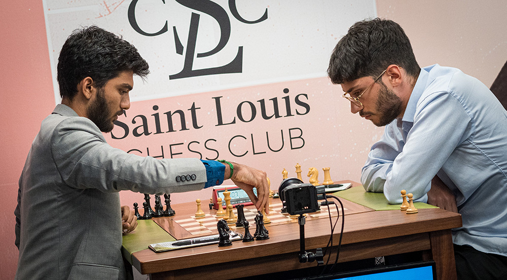 2024 Sinquefield Cup - GM Gukesh D & GM Firouzja LOS05596