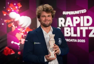 2025 SuperUnited Rapid & Blitz Croatia - Winner GM Magnus Carlsen - LOZ04723 1243