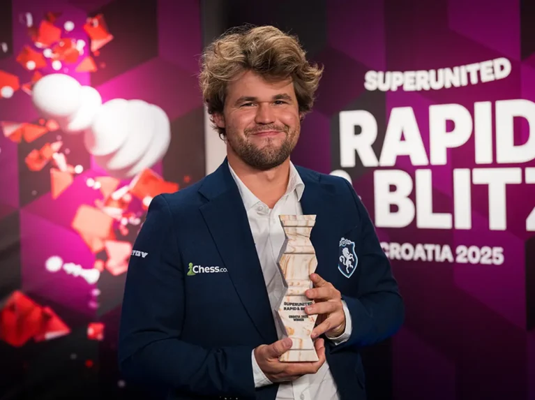 2025 SuperUnited Rapid & Blitz Croatia - Winner GM Magnus Carlsen - LOZ04723 1243