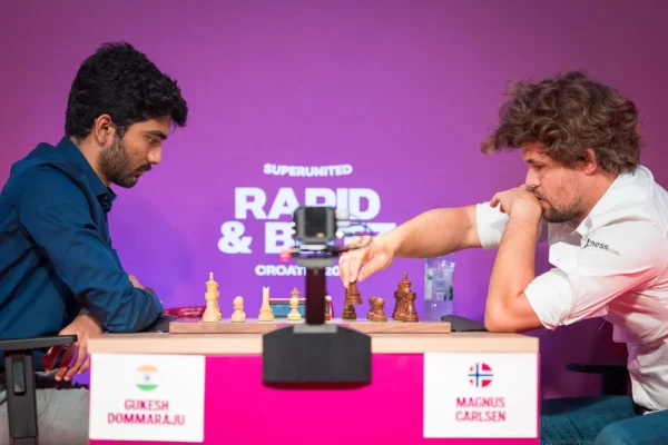 2025 SuperUnited Croatia Rapid & Blitz - GM Gukesh Dommaraju vs GM Magnus Carlsen
